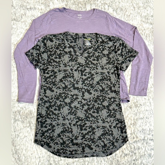 Tek Gear Burnout V-neck T-shirt Sonoma Everyday Tee Bundle Size Medium - Picture 1 of 8